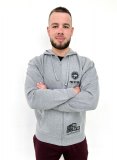 FBC ŠTÍŘI ČB mikina Dark Grey Zip 1