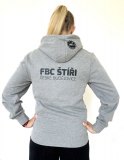 FBC ŠTÍŘI ČB mikina Dark Grey Zip 4