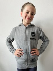 FBC ŠTÍŘI ČB mikina Dark Grey Zip dětská