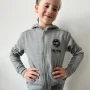 FBC ŠTÍŘI ČB mikina Dark Grey Zip dětská #0